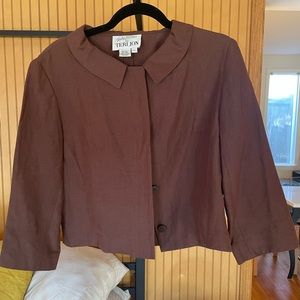 Vintage Silk and Linen Jacket